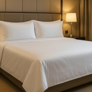 83 Tel Düz Saten Beyaz King Size Çarşaf - 280x280